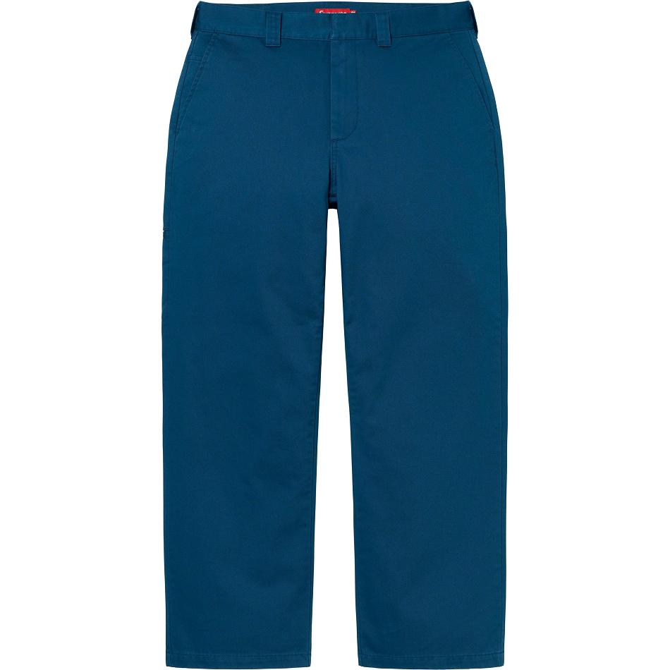 Supreme Arbeids Pant Bukse Marineblå | NO171EX