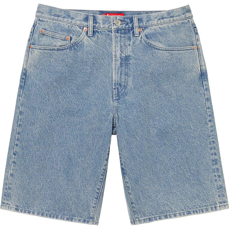 Supreme Baggy Denim Shorts Blå | NO236HK