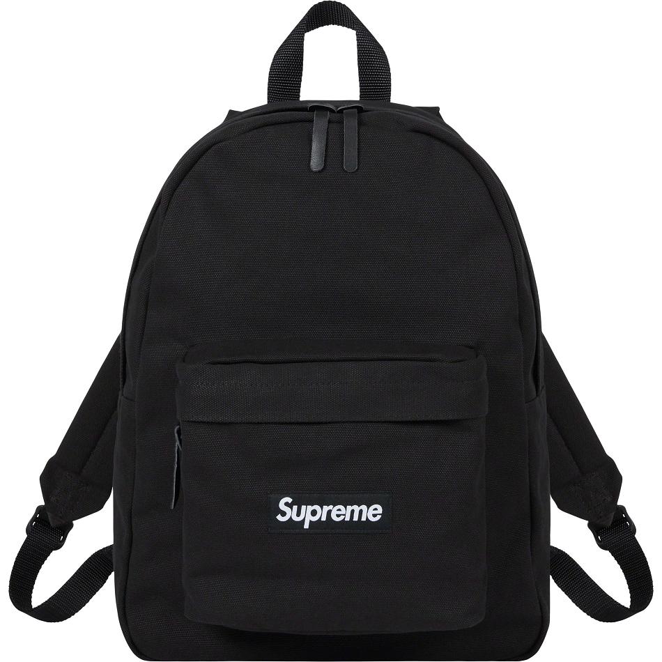 Supreme Canvas Backpack Vesker Svarte | NO425VD