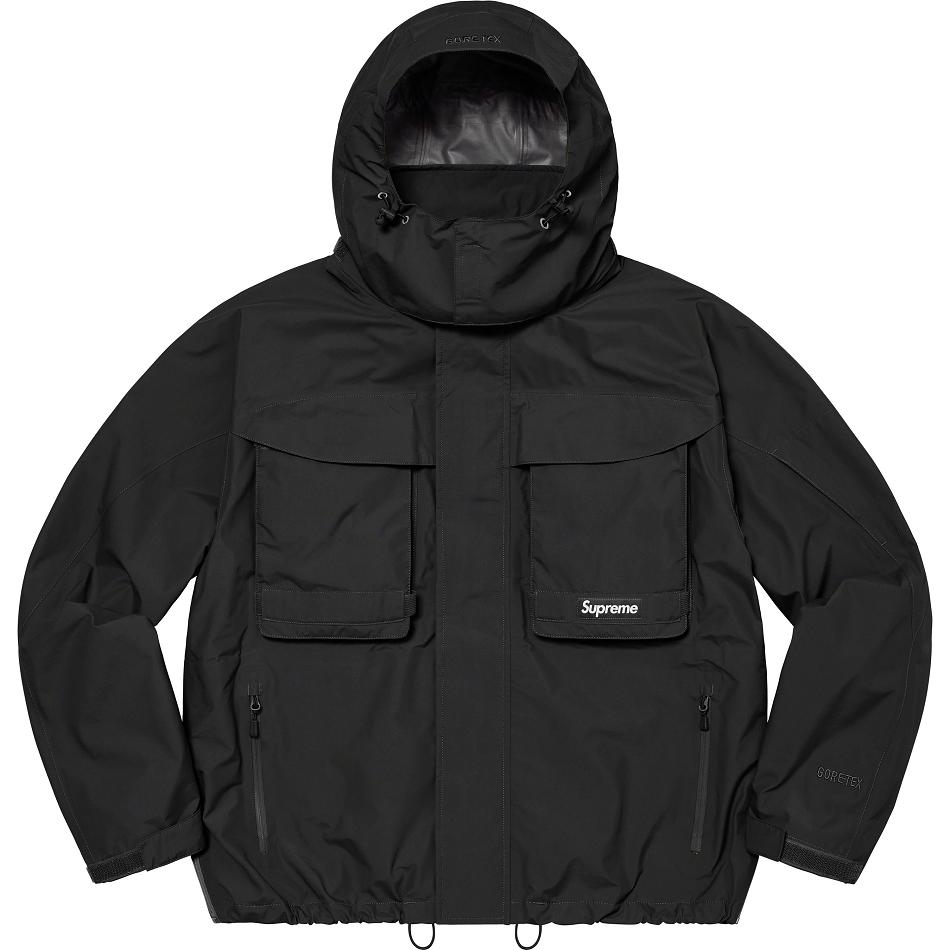 Supreme GORE-TEX PACLITE® Lette Shell Jakke Svarte | NO144WY