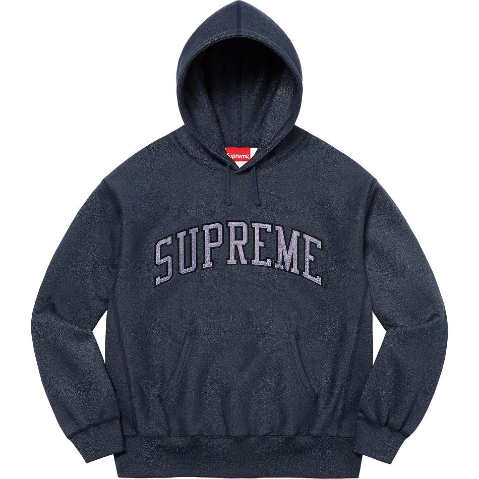 Supreme Glitter Arc Hette Gensere Marineblå | NO296BC