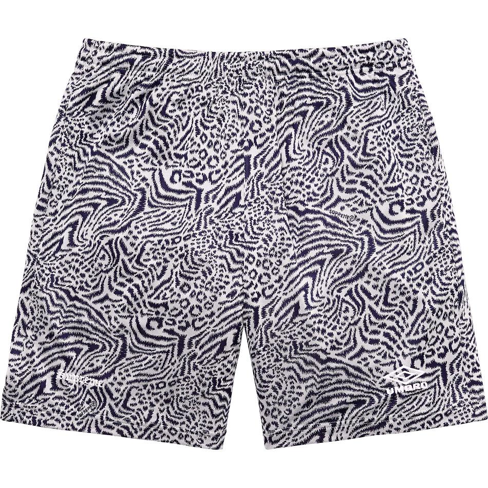 Supreme Jacquard Animal Print Soccer Shorts Marineblå | NO231AP