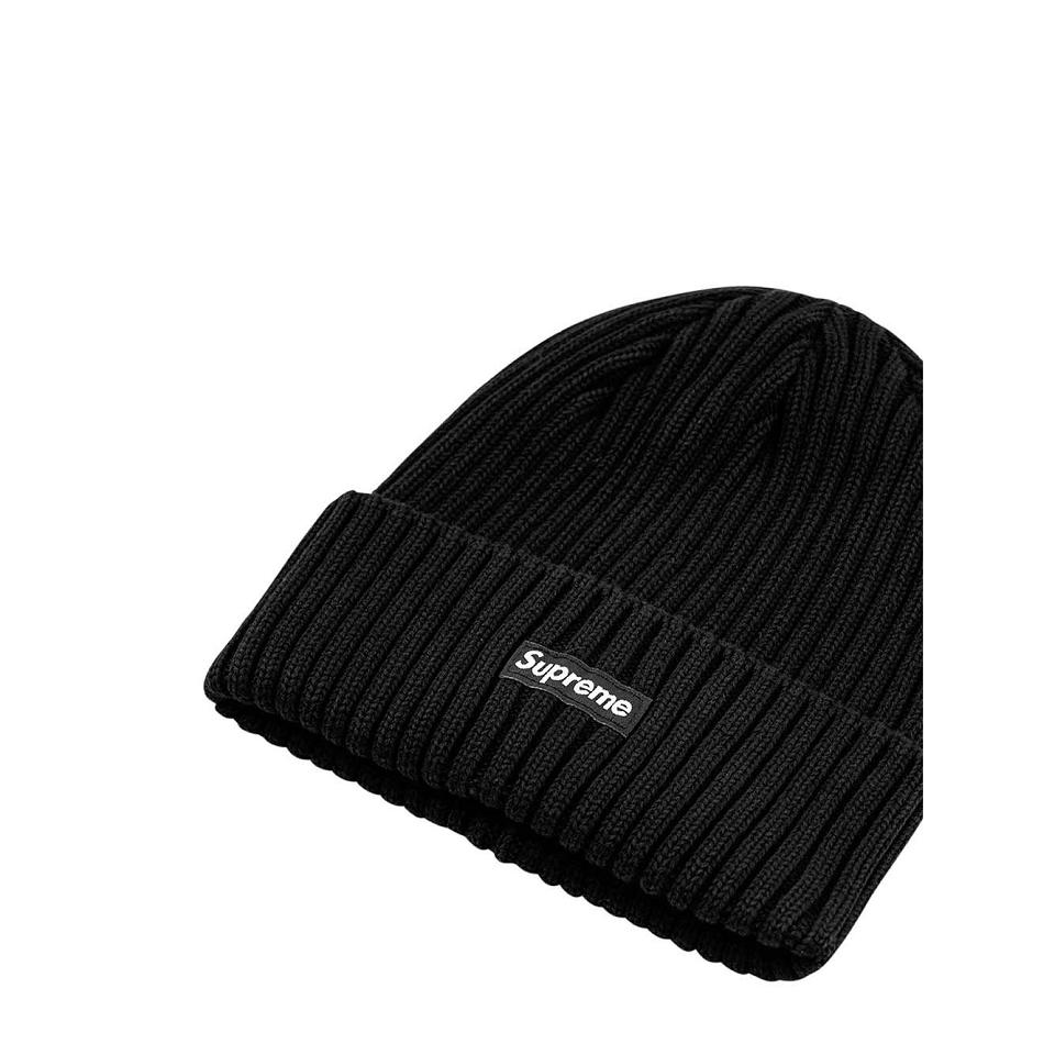 Supreme Overdyed Logo Beanie Hatt Svarte | NO483EX