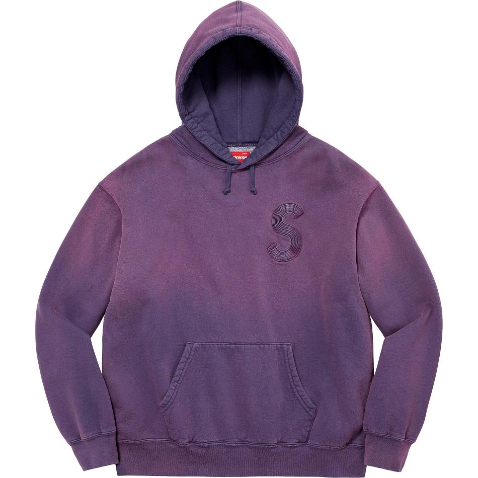 Supreme Overdyed S Logo Hette Gensere Lilla | NO315JJ