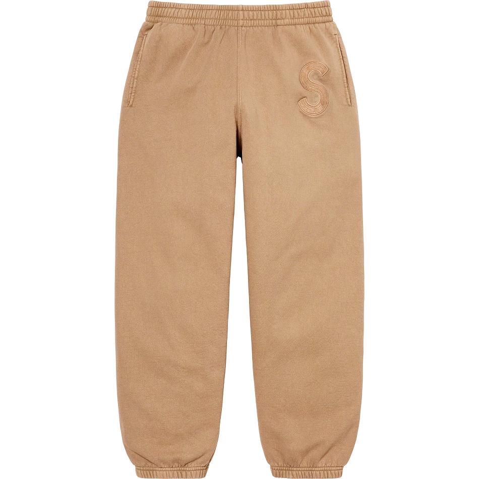 Supreme Overdyed S Logo Sweatpant Bukse Brune | NO186KI