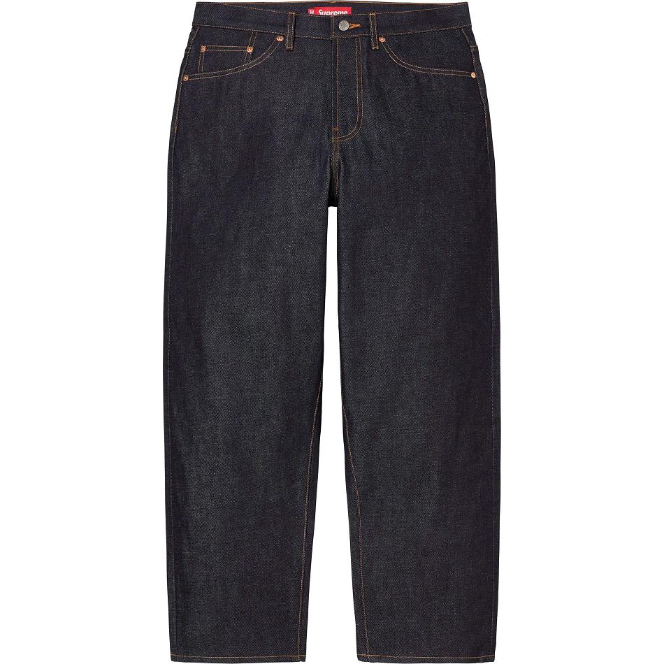 Supreme Rigid Baggy Jean Bukse Svarte | NO164CE