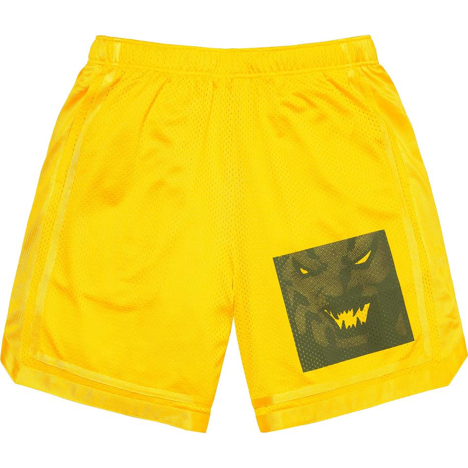 Supreme Ronin Mesh Shorts Gul | NO243VD