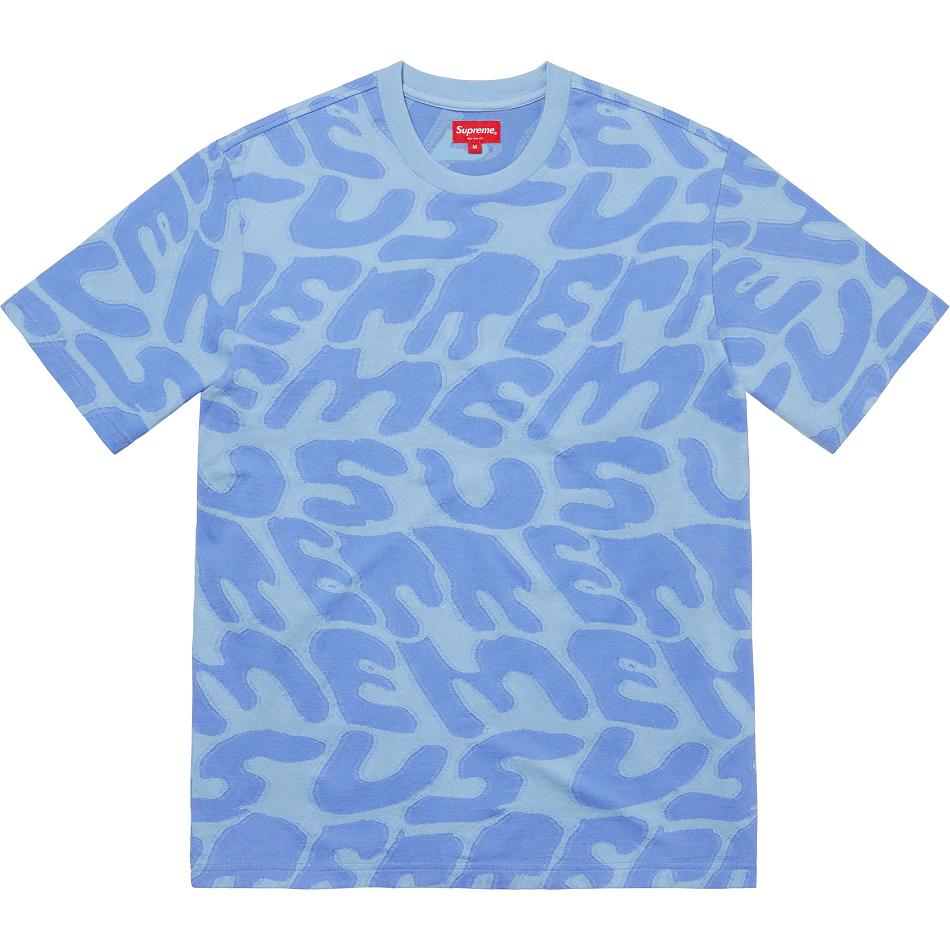 Supreme Stacked Intarsia S/S Top Gensere Blå | NO281OR