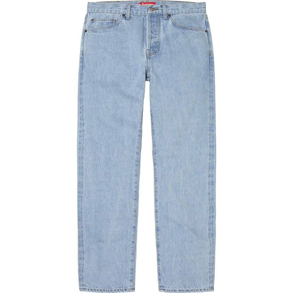 Supreme Stone Washed Slim Jean Bukse Blå | NO156FM