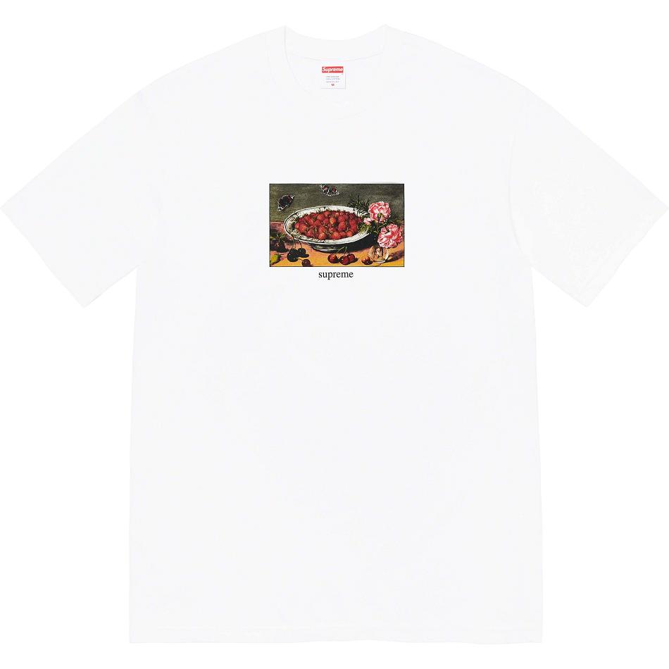 Supreme Strawberries Tee T-skjorte Hvite | NO341JJ