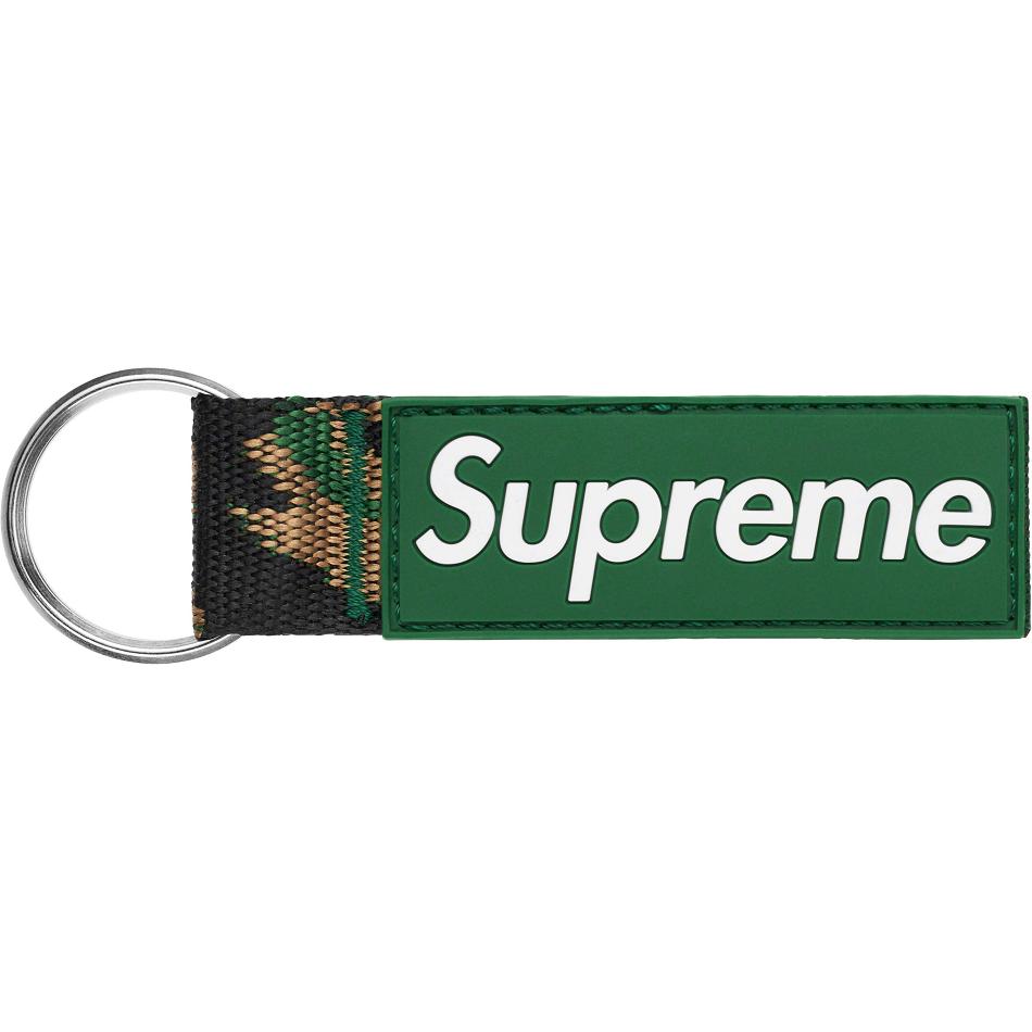 Supreme Webbing Keychain Accessories Grønn | NO407TV