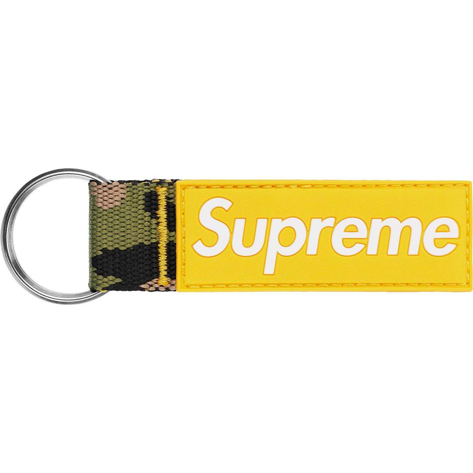 Supreme Webbing Keychain Accessories Gul | NO410IS