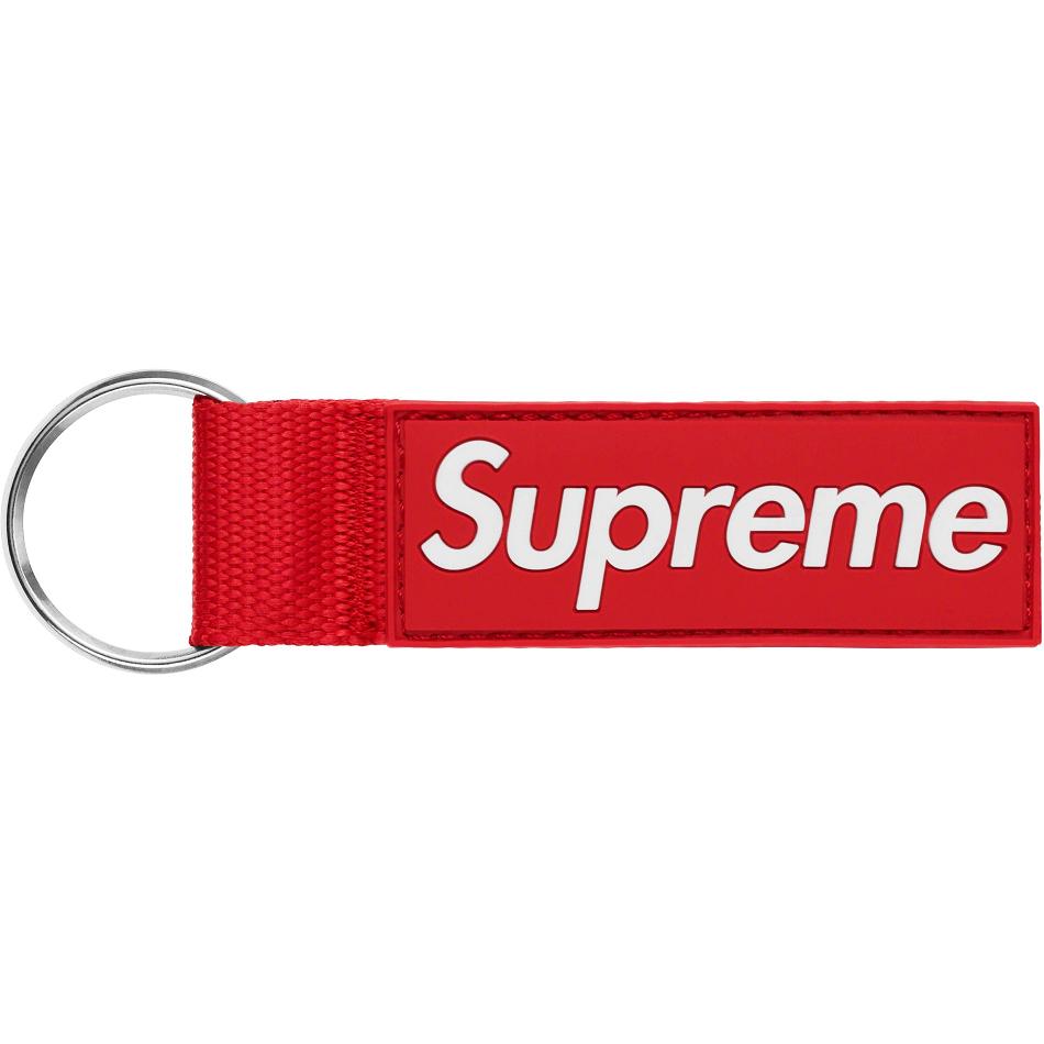 Supreme Webbing Keychain Accessories Rød | NO408YU