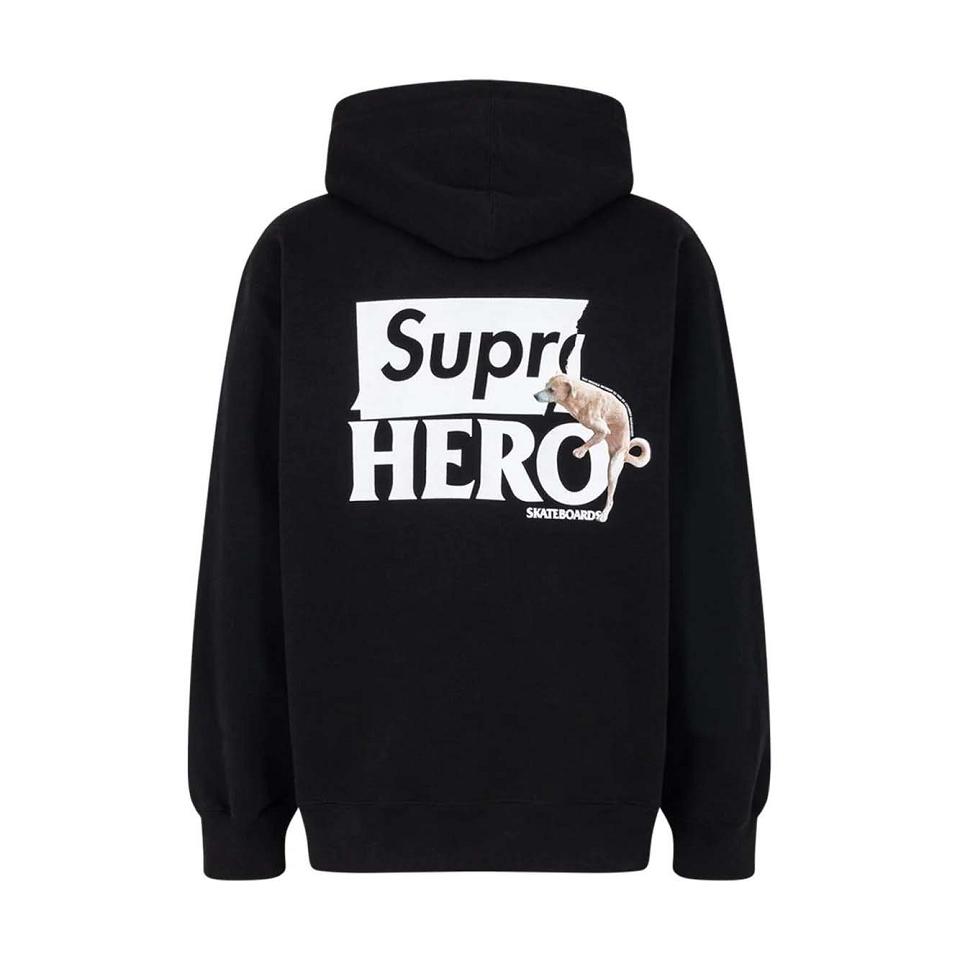 Supreme X Antihero Hettegensere Svarte | NO132HK