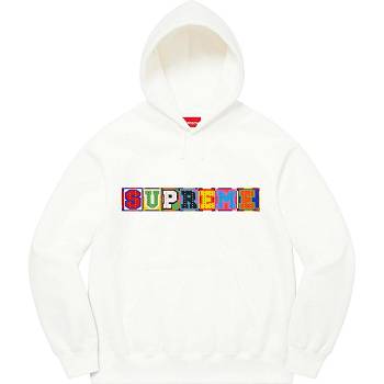 Supreme Beaded Hette Gensere Hvite | NO319XF