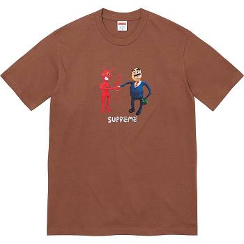 Supreme Business Tee T-skjorte Brune | NO376MA