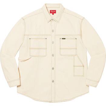 Supreme Denim Painter Skjorte Beige | NO202IS