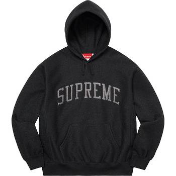 Supreme Glitter Arc Hette Gensere Svarte | NO293XF