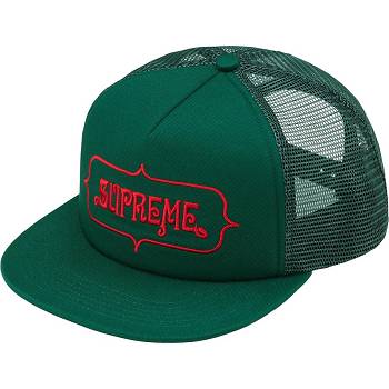 Supreme Highest Mesh Back 5-Panel Hatt Grønn | NO462IS