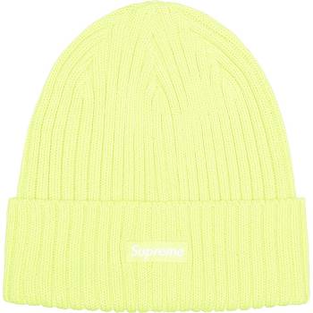 Supreme Overdyed Beanie Hatt Gul | NO433TV