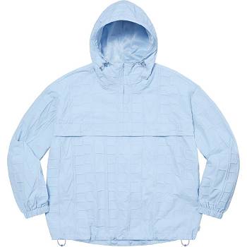 Supreme Repeat Stitch Anorak Jakke Blå | NO150IS