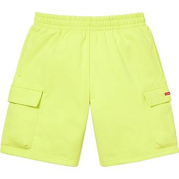 Supreme Small Box Baggy Cargo Sweat Shorts Mint | NO221QZ