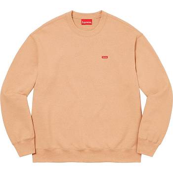 Supreme Small Box Crewneck Gensere Oransje | NO306IS