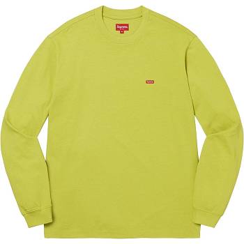 Supreme Small Box L/S Tee Gensere Grønn | NO245NB