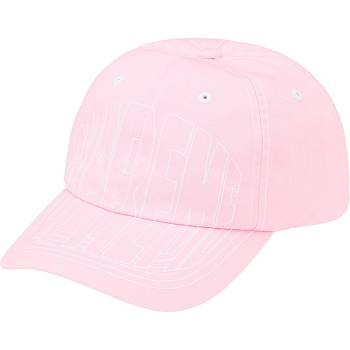 Supreme Visor Stitch 6-Panel Hatt Rosa | NO466SO