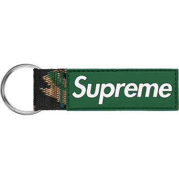 Supreme Webbing Keychain Accessories Grønn | NO407TV