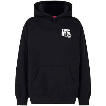 Supreme X Antihero Hettegensere Svarte | NO132HK